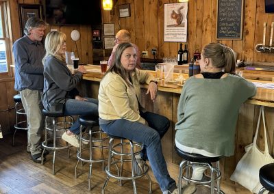 patrons at the bar