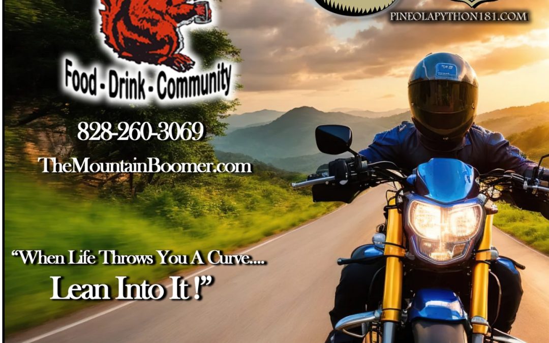 The Mountain Boomer Official Sponsor of the PineolaPython181.com Motorcycle Ride
